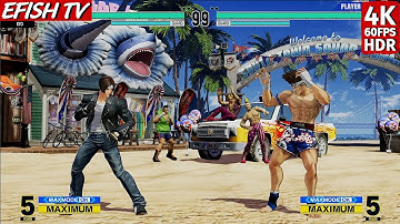 Kyo Kusanagi vs Joe Higashi (Hardest AI) - KOF XV