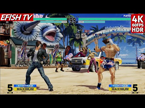 Kyo Kusanagi vs Joe Higashi (Hardest AI) - KOF XV
