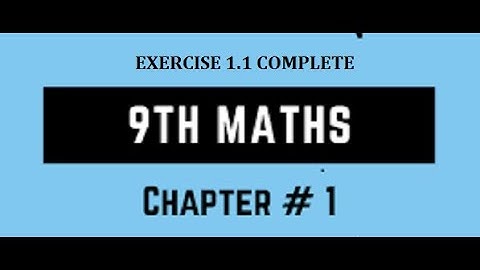 9th class maths chapter 1 ex 1.1 (matrices & determinants) in URDU/HINDI