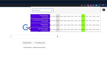 Timezones.global chrome extension