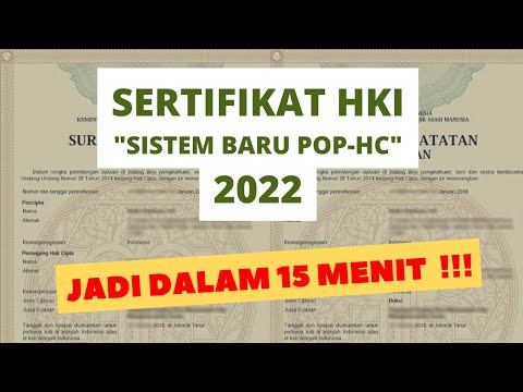 Cara Daftar Sertifikat HKI Online Cepat 2022