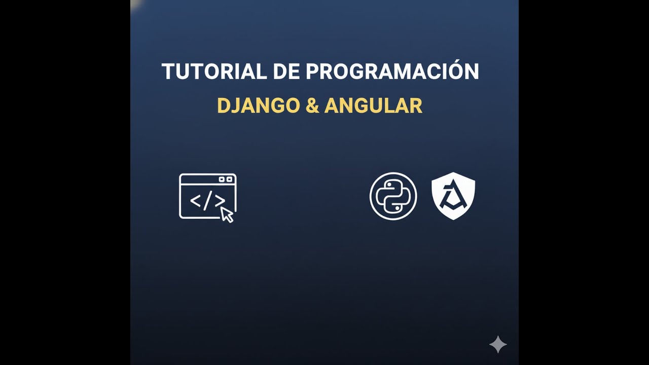 Tutorial de programa con Django y Angular. - YouTube