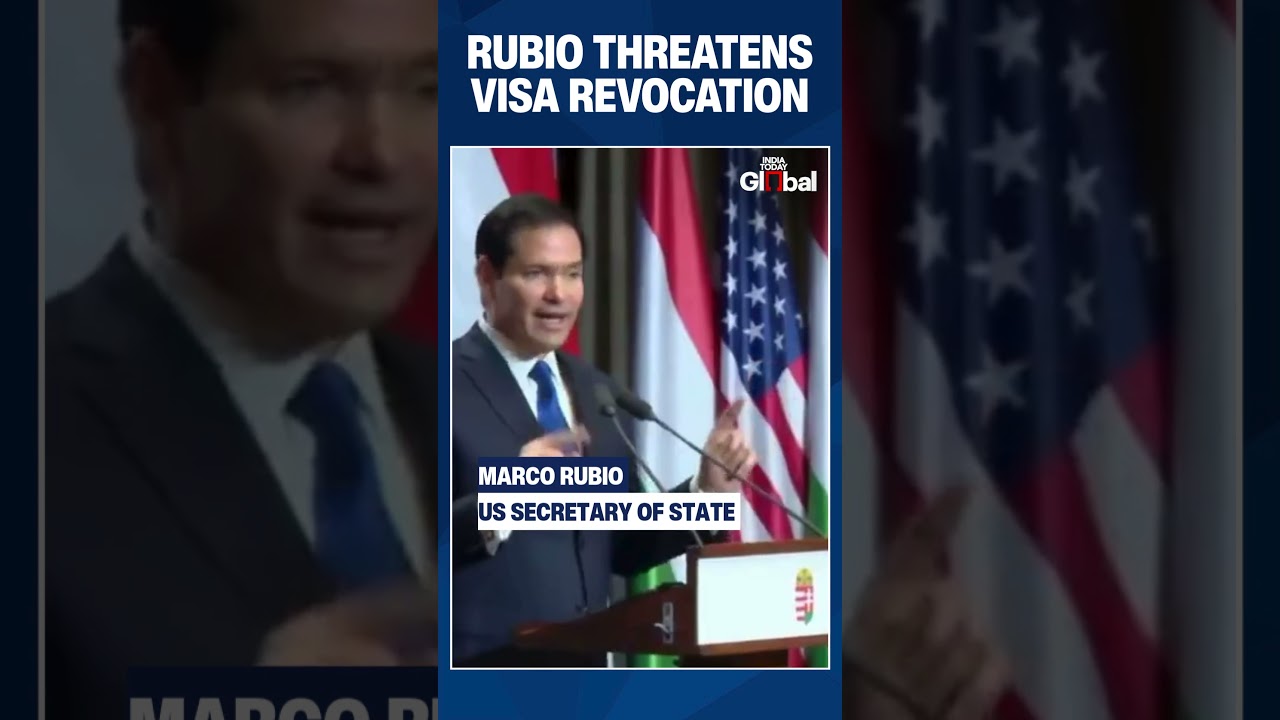 U.S. Secretary Rubio Warns: Threatening Visitors Could Lose Visa, National Security First