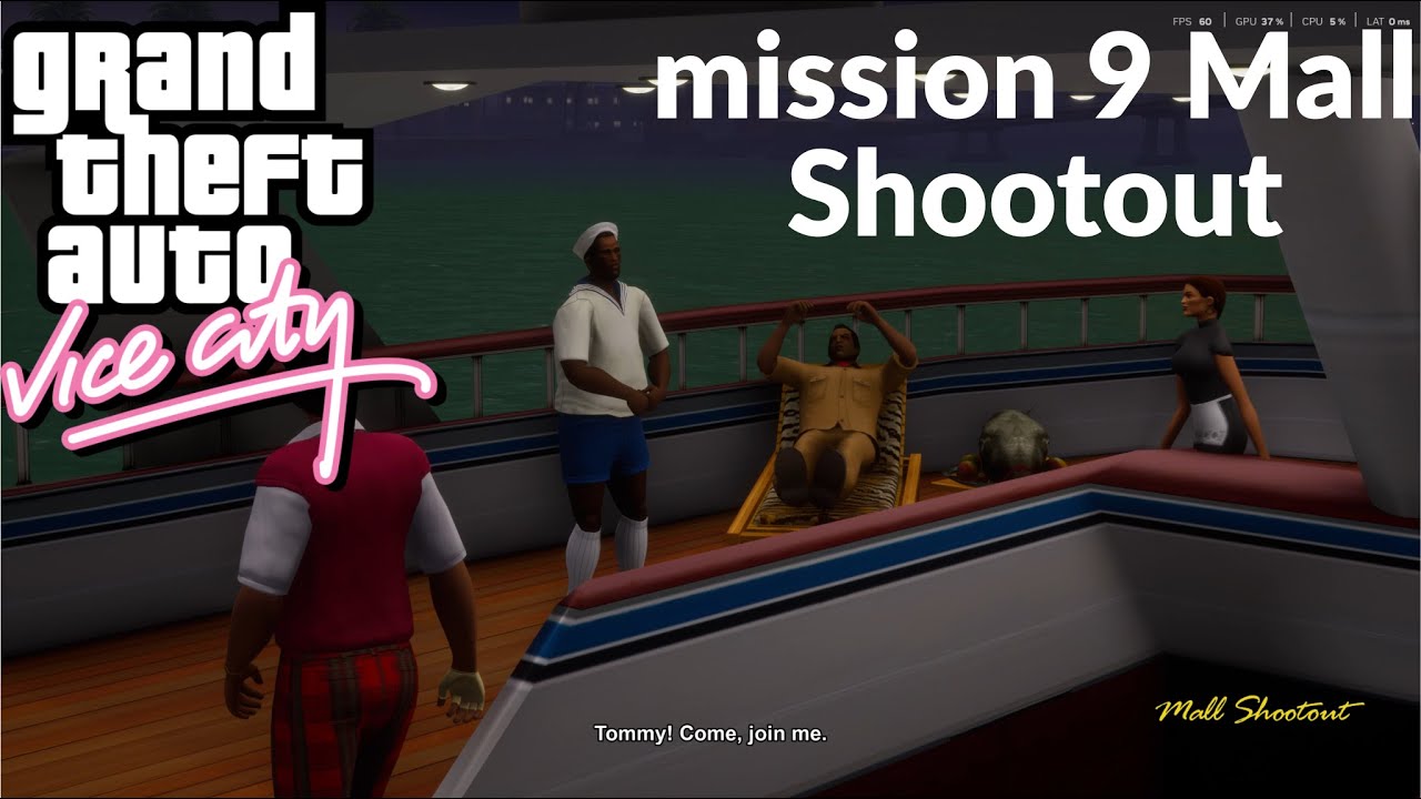 Grand Theft Auto Vice City The Definitive Edition mission 9 Mall Shootout gameplay 2026