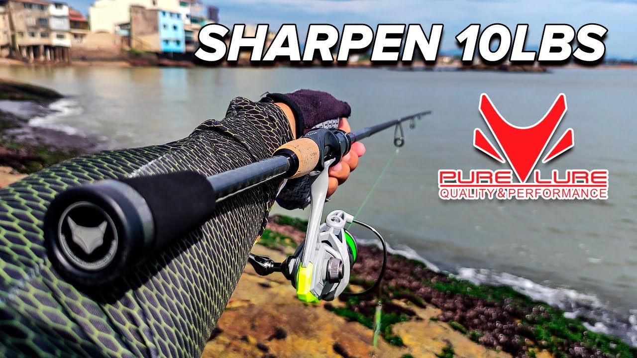 INCRÍVEL!!! VARA SHARPEN 10 LBS PURELURE, TESTADA E APROVADA. Pescaria Ultralight