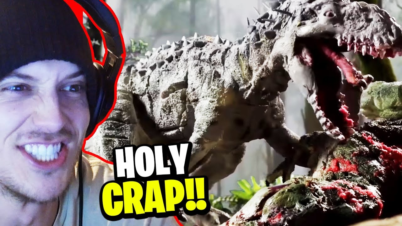 Most BRUTAL BLOODY Indominus Rex Battle EVER - YouTube