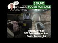 House For sale, affordable, 3 BR, South Renovo, PA near state lands, low taxes, natural gas, yard