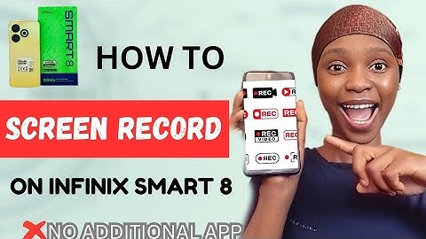 How to screen record with internal sound on infinix smart 8 (Step-by-Step Guide)