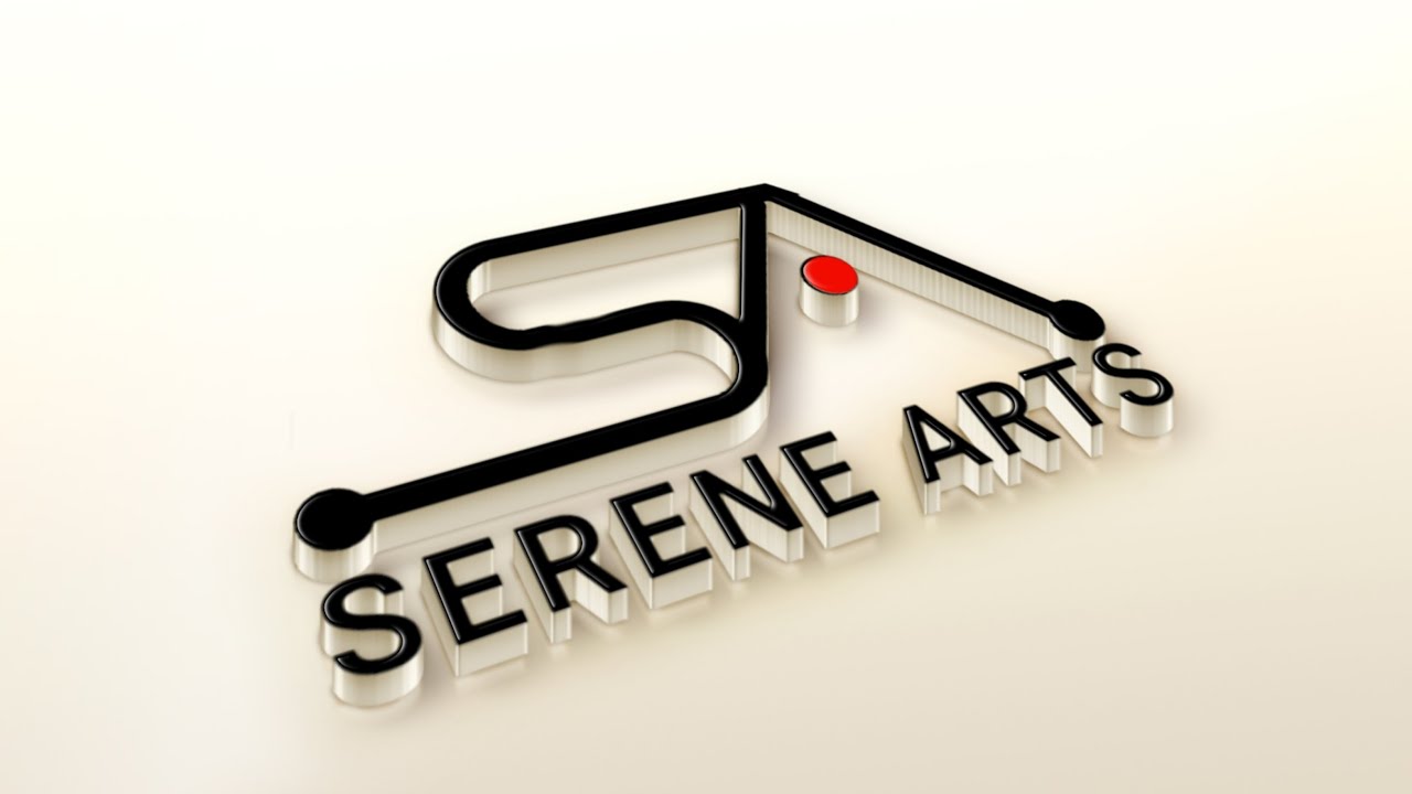 Serene Arts logo mockup