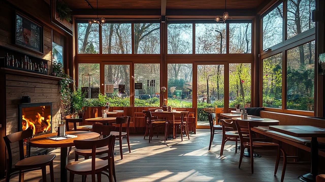 Bright Café Jazz 🌸 Light Instrumental Jazz Music for Calm Focus and Happy Mood