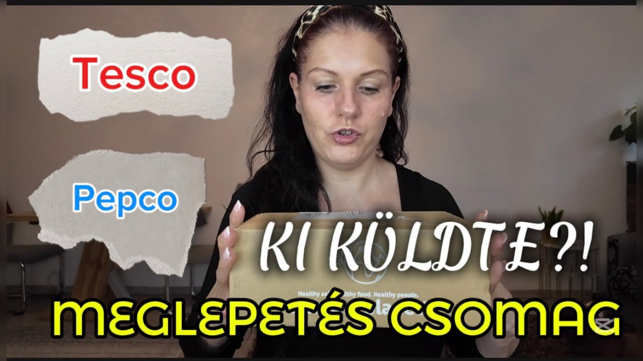 Tesco bevásárlás + MEGLEPETÉS CSOMAG érkezett! 🎁 | Vásárlás & bontás