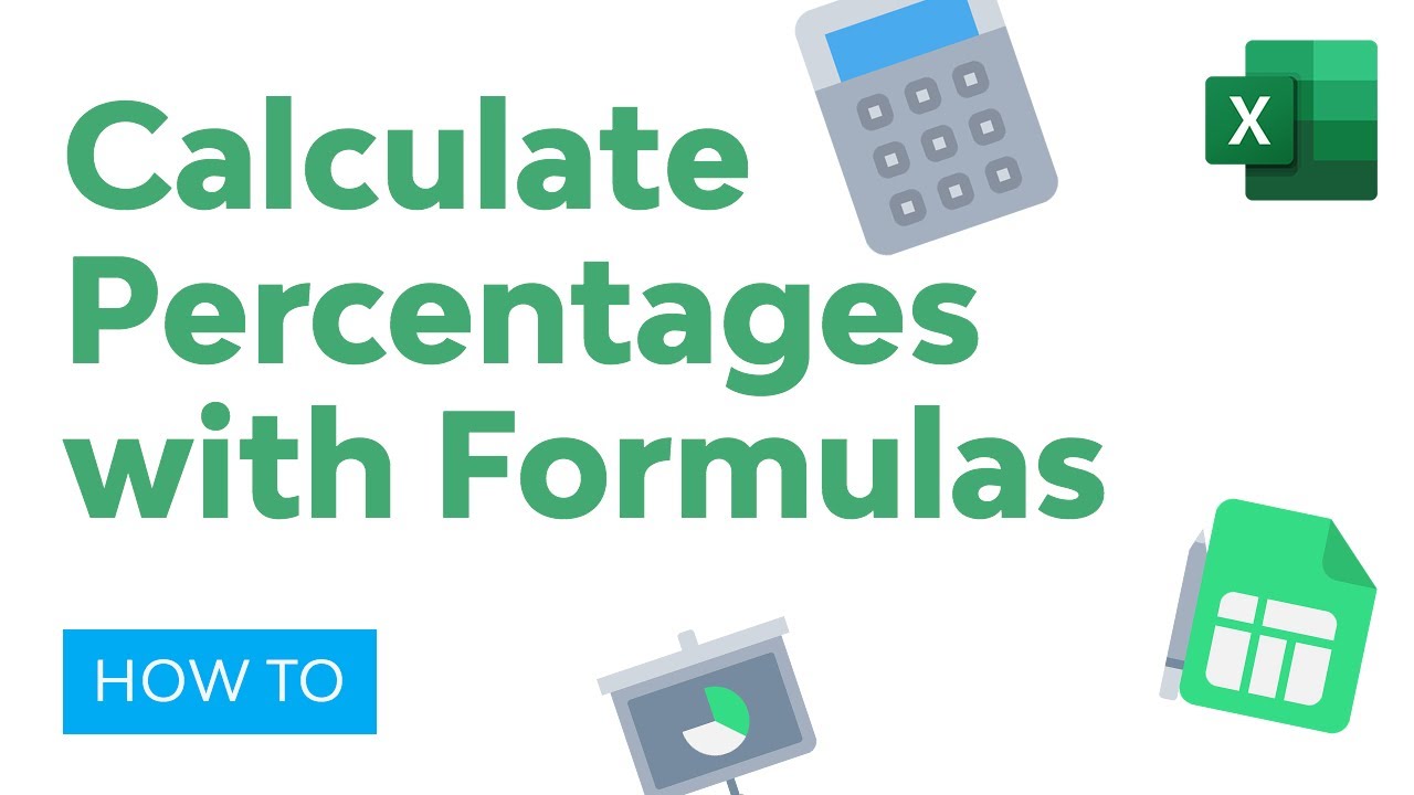 How To Calculate Percentages In Excel With Formulas