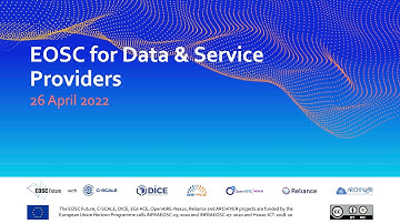 EOSC for Data and Service Providers