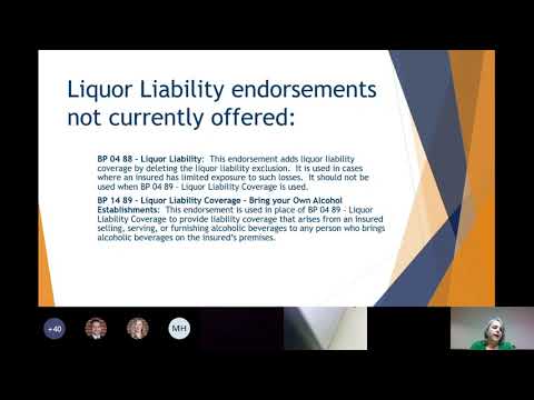 New Liquor Liability Coverage   Live 20 Minute Agent Web Conference