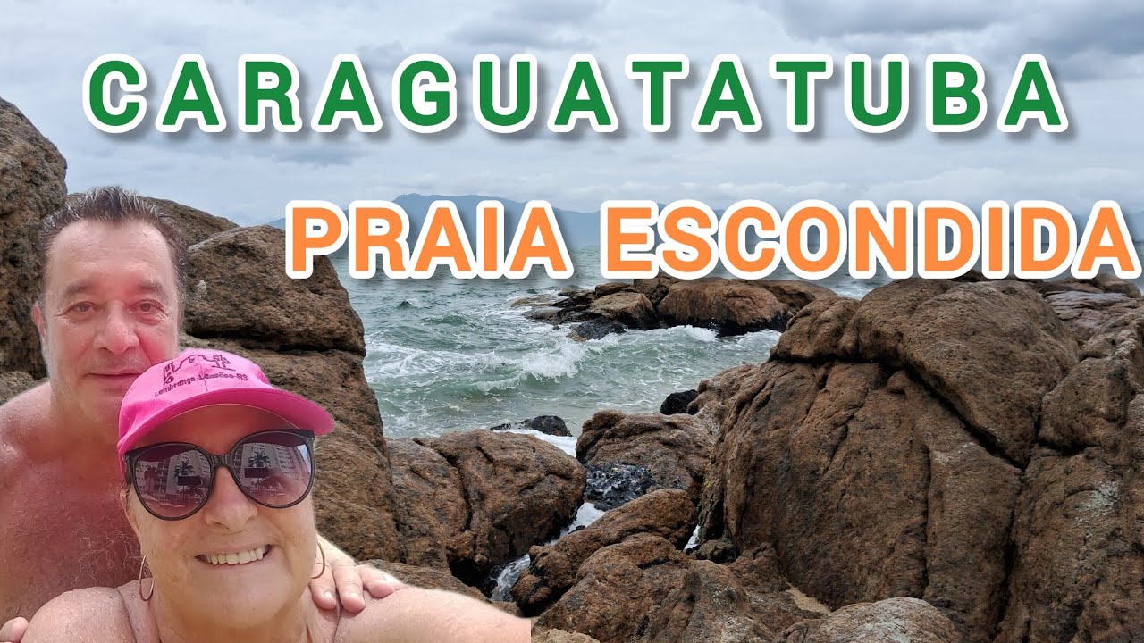 Praia escondida  Pedra da Freira e Praia do Camaroeiro-Caraguatatuba-litoral norte SP