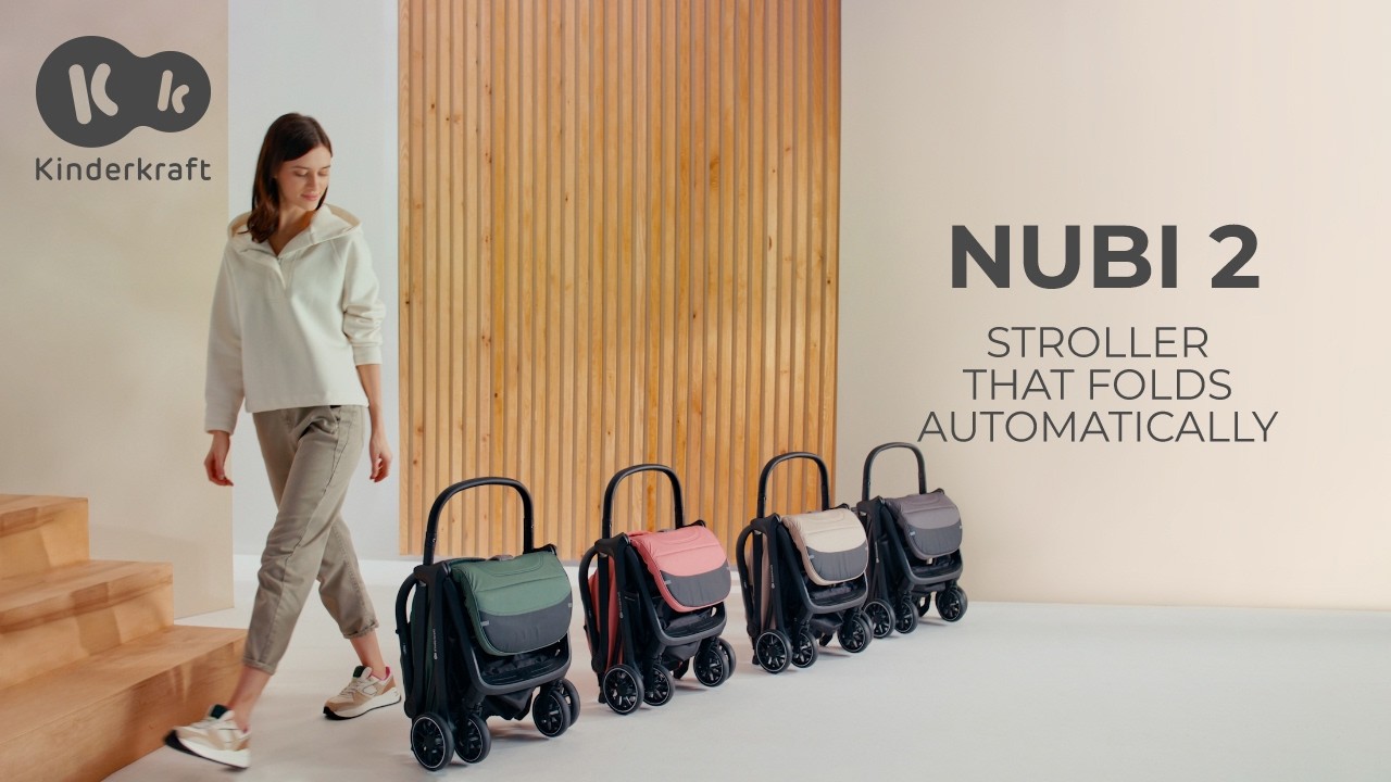 Kinderkraft NUBI 2 – automatically folding, lightweight stroller