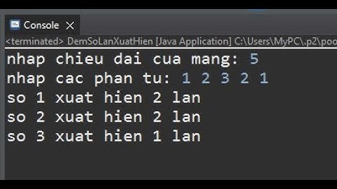 Cách đếm số lần "XUẤT HIỆN" trong mảng JAVA chỉ cần sử dụng một hàm !!! - kĩ thuật lập trình mảng.