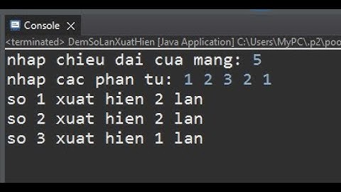 Sql kiểm tra phần tử xuất hiện bao nhiêu lần năm 2024