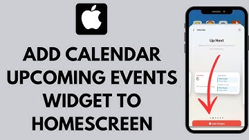 How to Add Calendar Upcoming Events Widget to Homescreen on iPhone (2024)