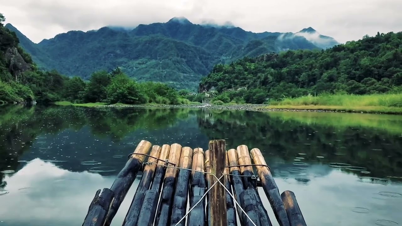 Relaxing video on raft ,the spiritual journey