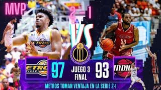 Resumen - Metros Vs Indios Lnb Semi Finales 2 - 1