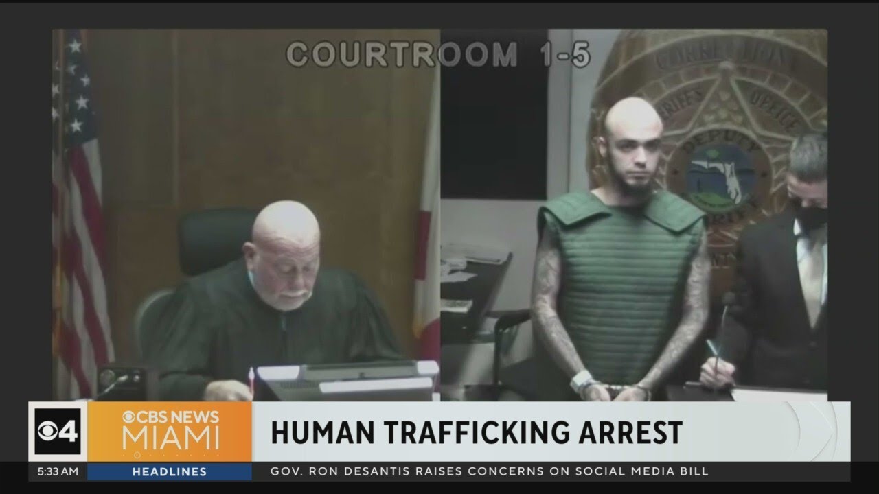 Man charged with human trafficking in Doral, teen girl rescued - YouTube