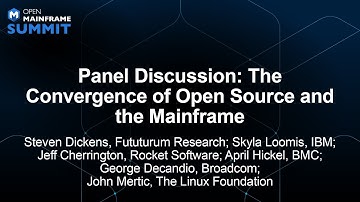 Panel Discussion: The Convergence of Open... - Steven D; Skyla L; Jeff C; April H; George D; John M