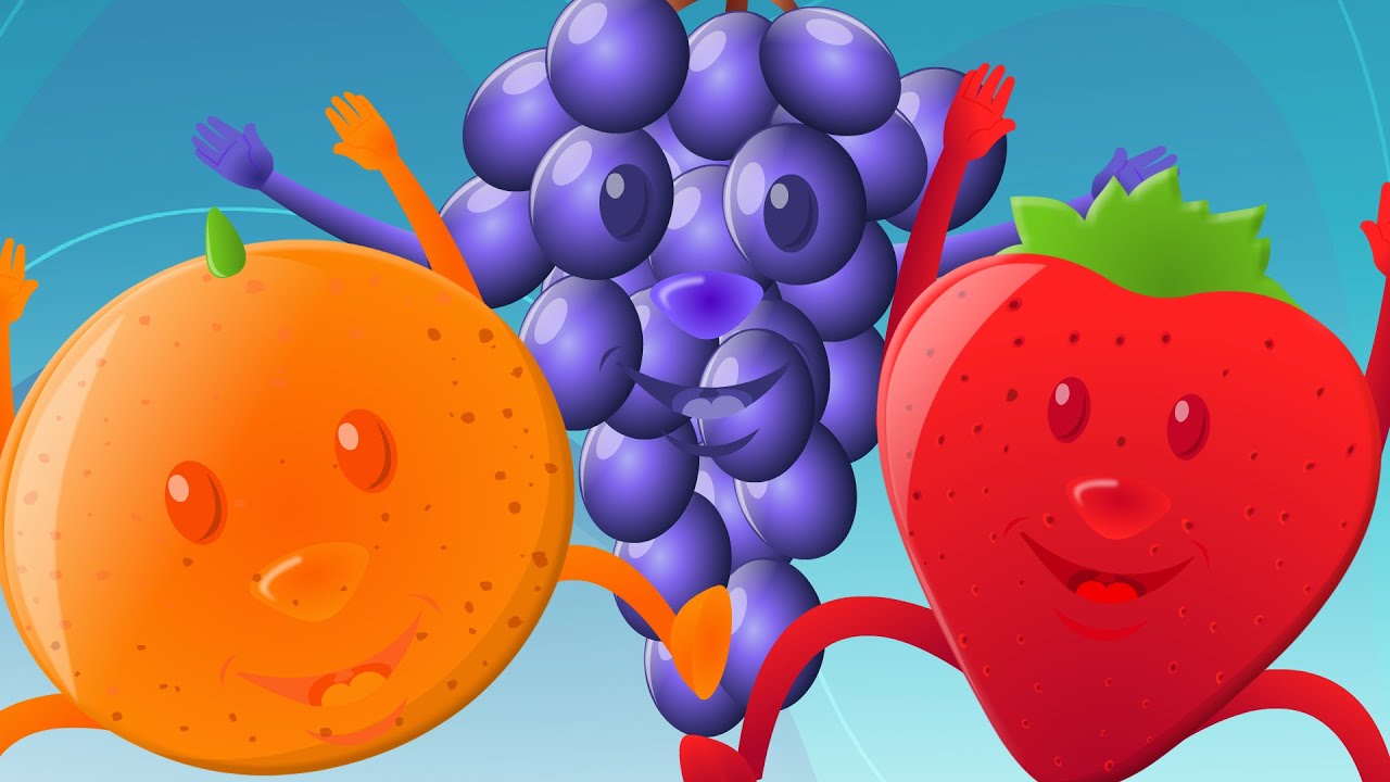 jelly bears five little fruits learn fruits fruits song nursery