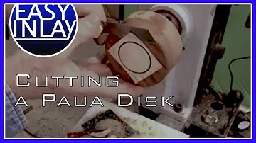 Cutting a Paua Shell or Mother of Pearl Disk | Easy Inlay How-To