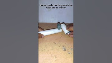 DIY Home made cutting machine with drone motor #shorts #viral