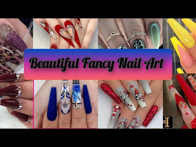 Free Photos - This Image Showcases A Woman's Hands With Detailed And Fancy  Nail Art. The Nails Are Carefully Painted And Decorated, Exhibiting The  Artist's Skill And Creativity. The Hands Are Positioned