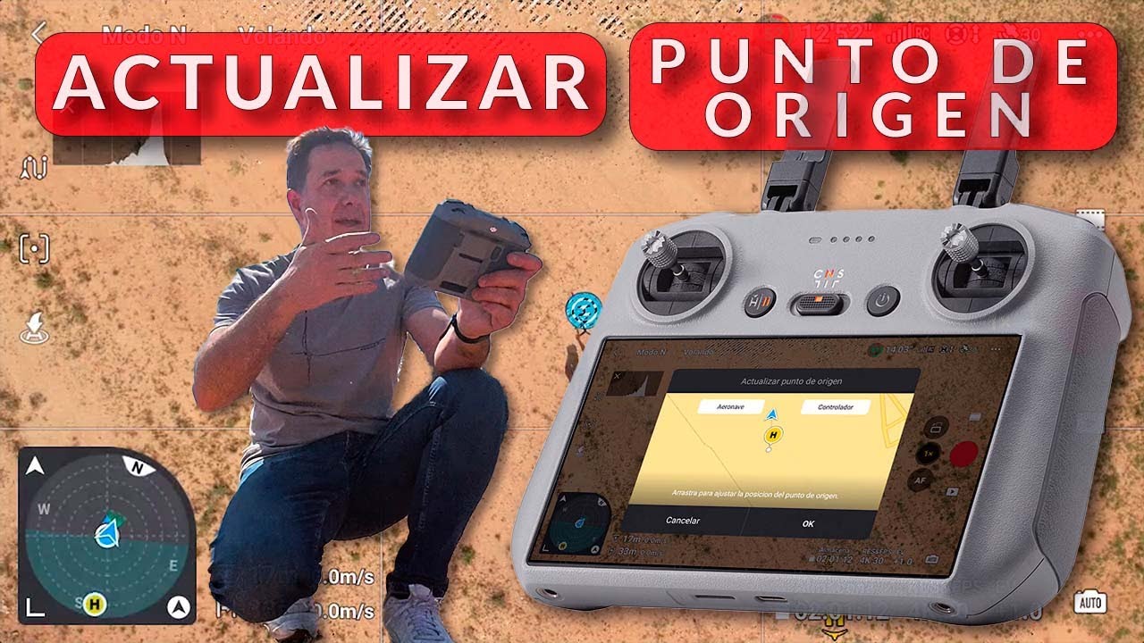 🔴 ACTUALIZA el PUNTO de ORIGEN en DJI FLY ¡Evita PERDER tu DRON! 🛰️📍 [Guía Paso a Paso]