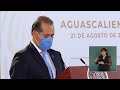 #Mañanera Andrés Manuel López Obrador Viernes 21 Agosto 2020 Aguascalien...