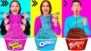 Desafio Alimentos Rápidos, Médios ou Lentos | Batalha de Comidas por KaZaZa Challenge