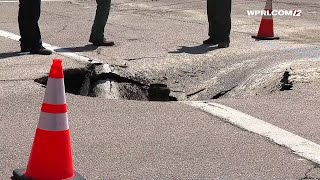 VIDEO NOW: Water main break in Warwick