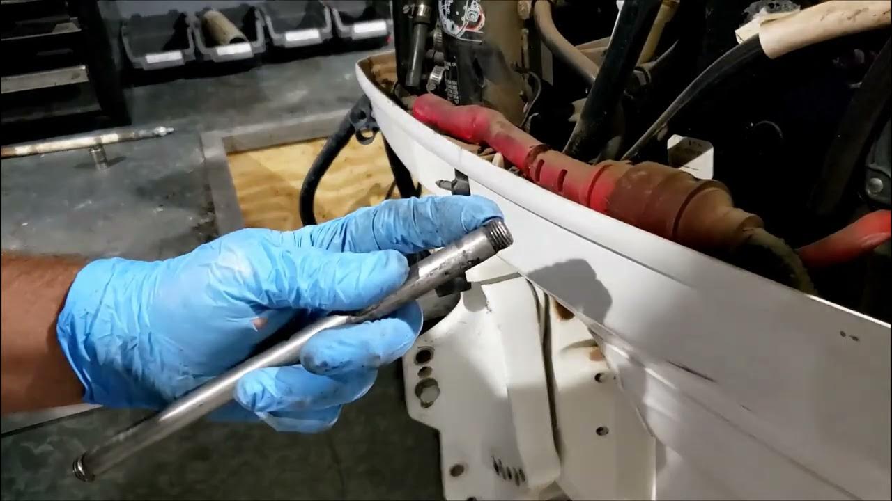 Cleaning Inside an Outboards Steering Tilt Tube YouTube