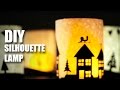 How to make DIY Silhouette Lamps