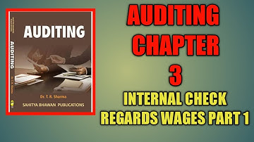 INTERNAL CHECKS REGARDS WAGES PART 4|| RAJESHWARI BHAT || #rajeshwaribhat