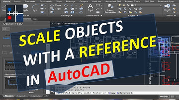 Scale Objects with a Reference in AutoCAD, Fit to a Distance Blocks or Drawings