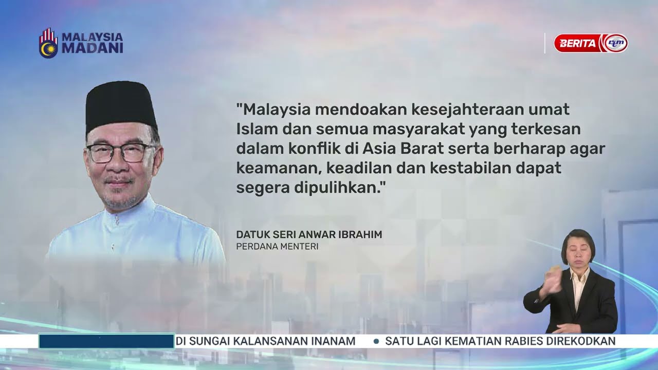 1 MAC 2026 - BERITA PERDANA - SERANGAN TERHADAP IRAN