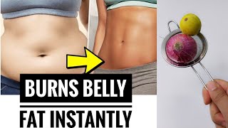 How to lose belly Fat fast | Onion & Lemon | Lose belly Fat permanently |No Diet No Exercise |