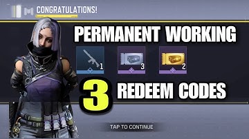 NEW Permanent Working 3 Redeem Codes Codm 2024 |Cod Mobile Working October New Redemption codes 2024