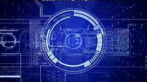 futuristic hud interface technological intro moves Stock Footage Video 100%