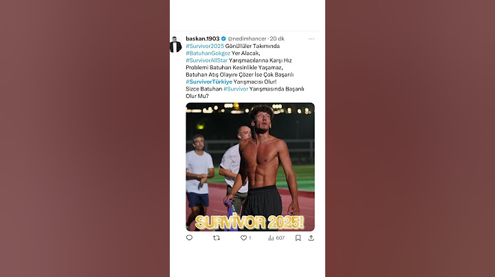 SURVİVOR 2025 GÖNÜLLÜLER TAKIMI HAKKINDA #survivor