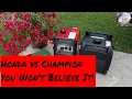 Honda EU3000 vs Champion 2800 you Won't Believe It!