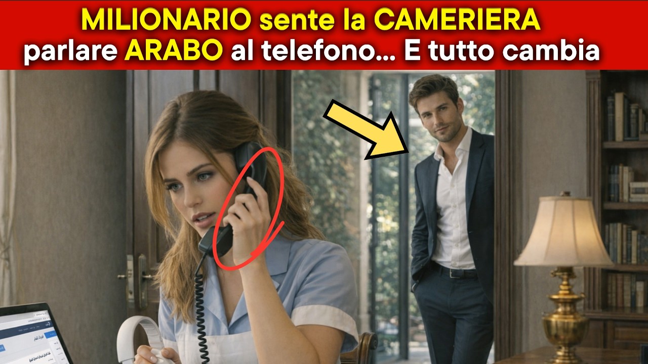 UN MILIONARIO SENTE LA DONNA DELLE PULIZIE PARLARE ARABO AL TELEFONO. E CAMBIA TUTTO!