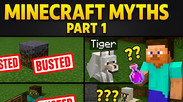 I Tested Some Minecraft Myths You’ve Believed for Years!!! (BUSTED or CONFIRM)
