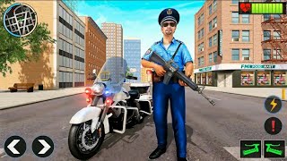 دراجة نارية الشرطة مطاردة ألعاب الرماية الجريمة #1- العاب موتورات شرطة - سيارات شرطة screenshot 4