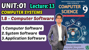 Computer Software | Unit:01 Computer Systems | Class 9 Computer Science New Book 2025 NBF