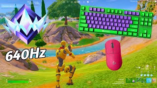 [ASMR] 😴 Fortnite UNREAL RANK Gameplay 💤 Satisfying Keyboard 360 FPS 🏆